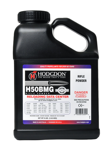 Hodgdon 50BMG8 Extreme H50BMG 50 Browning Machine Gun (BMG) 8 lbs 1 Canister