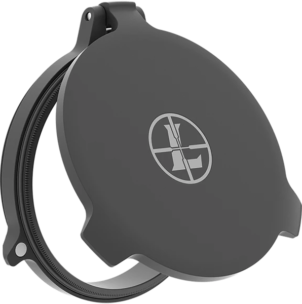 Leupold 117610 Alumina Scope Cover Matte Black Aluminum 52mm Objective Screw On Mount Flip Open
