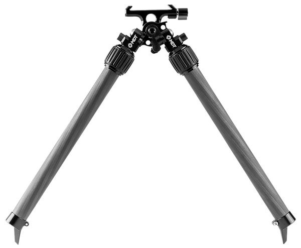Mdt Sporting Goods Inc 114703BLK Mountain Bipod 2.70-15.80" High Black Carbon Fiber/Aluminum