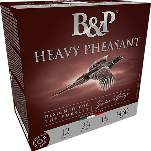 B&p Ammunition 20B1H4 Heavy Pheasant  20Gauge 2.75" 1oz 4Shot 25 Per Box/10 Case