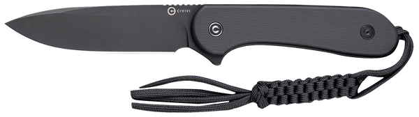 Civivi Knife Elementum 3.98" - Fixed Black G10/black D2