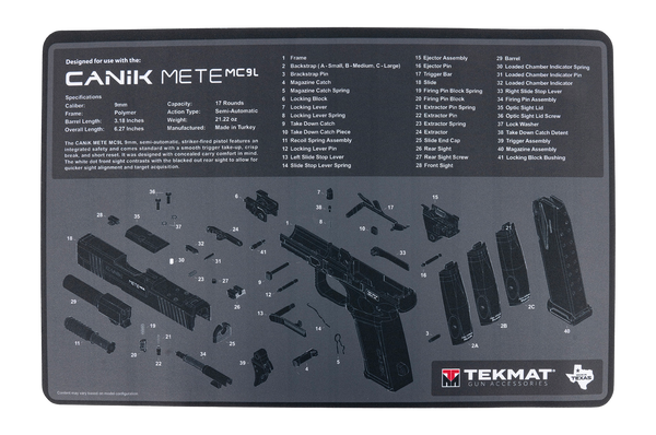 TEKMAT TEK-R17-CANIK-MC9L   17X11 CANIK MC9L