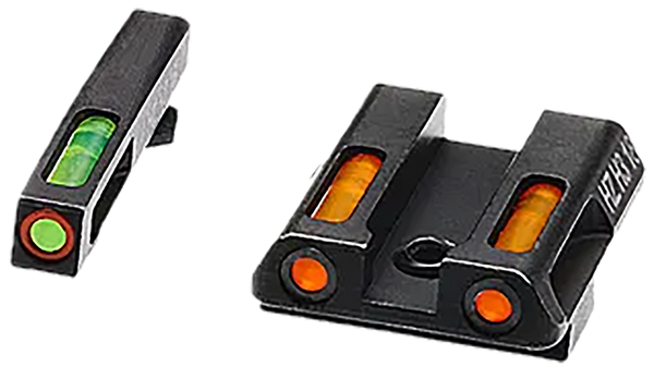 HiViz GLN621 LiteWave H3 Fiber-Optic Sight Set Green Tritium/Orange Outline w/Litepipes Orange Fits Glock 42, 43, 43X, 48