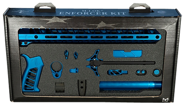 Timber Creek Outdoors TCOEKB Enforcer Complete Build Kit Blue Anodized for AR-15
