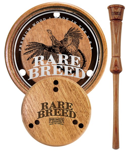 Primos PS2903 Rare Breed  Friction Call Attracts Turkeys Natural Glass/Wood