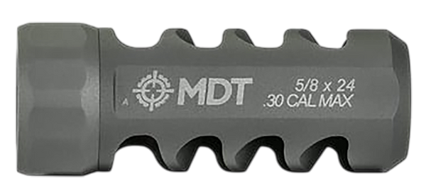 Mdt Sporting Goods Inc 109154RTI Hunt Brake  Black Titanium 5/8"x24 Threads 30Cal