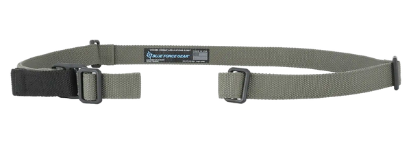 Blue Force Gear VCAS125OARG Vickers Sling Ranger Green Cordura 57"-67" OAL Rifle