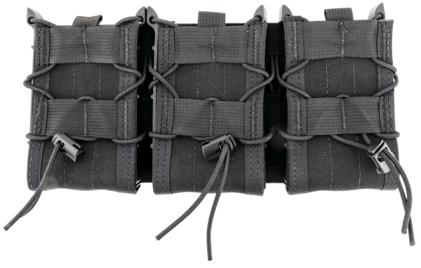High Speed Gear 45TA00BK TACO Shingle Mag Pouch Triple Black Nylon MOLLE Compatible w/ Rifle