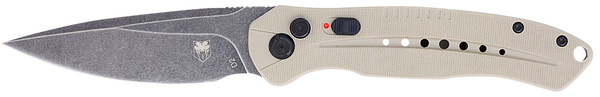 Cobratec Diablo Side Button - Auto 3" D2 Fde/stnwsh BLK Bld