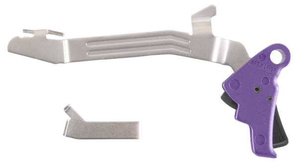 Apex Tactical 102P117PUR Action Enhancement  Slim Purple Drop-In Compatible w/Glock 43/43X/48