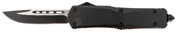 Steel River Knives T624BDP Spartan  3.75" Drop Point Black/Silver 440C SS Blade 5.5" Black Aluminum Zinc Alloy Handle