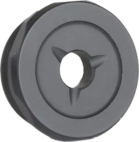 Jk Armament JK155LTEC30 LT Flash Reducer End Cap 30Cal Fits Aluminum Hard Anodized Black