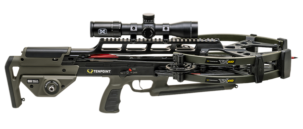 Tenpoint Xbow Tx440 Acuslide - Maxx Evo-x Elite Scope Moss<