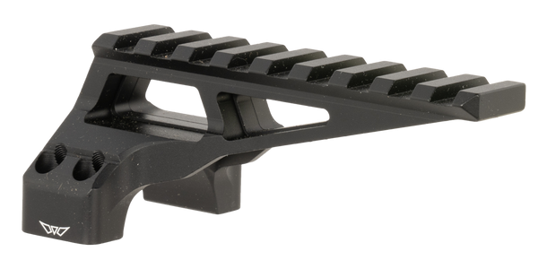 Warne 7860M DiviingBoard Mount  Black Aluminum 34mm Tube Picatinny Rail