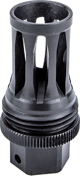 Kgm Suppressors A-QD-FH-S-3M Quick Detach Flash Hider Black Nitride Steel 3/4"x24 Threads
