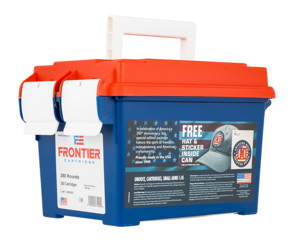 Frontier 5.56x45 55gr FMJ - 250rd 2bx/cs Comes In Ammo Can