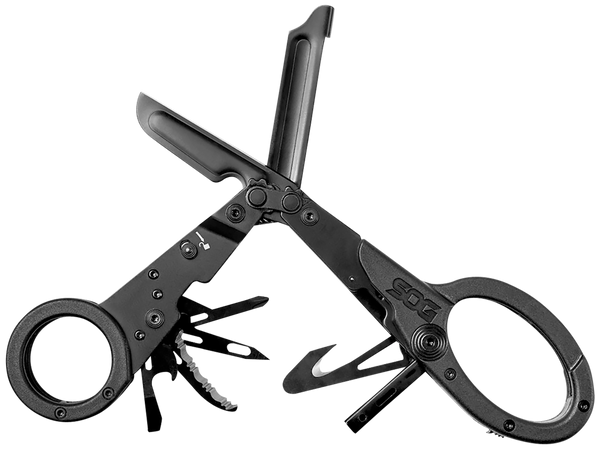 S.O.G SOG231250143 ParaShears  Black 3Cr13MoV SS Plain Blade Features 11 Tools