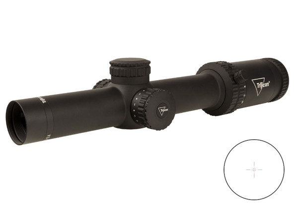 CREDO 1-6X24 BLK 30mm MRAD RED