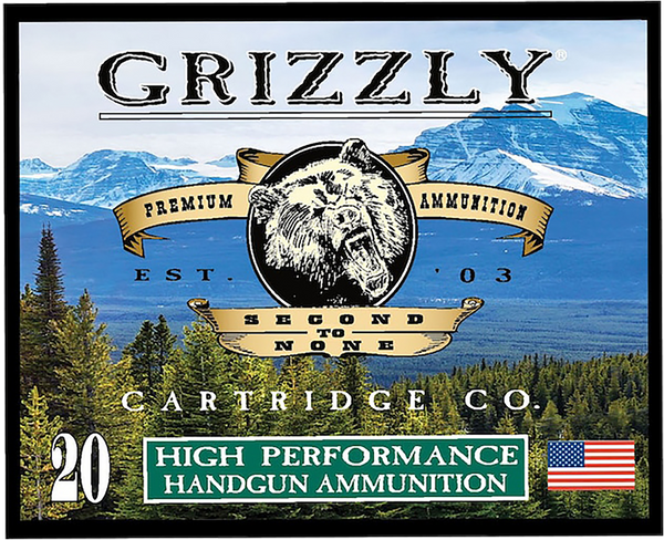 Grizzly Ammo GC10M6   10mmAuto 165gr Jacketed Hollow Point 20 Per Box/10 Case