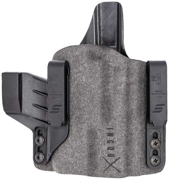 Safariland INCOG0750A0CX261 Incog X  IWB Gray Cordura, Fits Sig P320 Belt Clip Mount, Right Hand