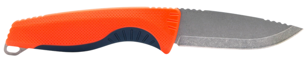 S.O.G SOG17410341 Aegis FX  3.70" Fixed Drop Point Plain Satin 4116 Krupp SS Blade, Recue Red w/Indigo Accents GRN Handle, Includes Sheath
