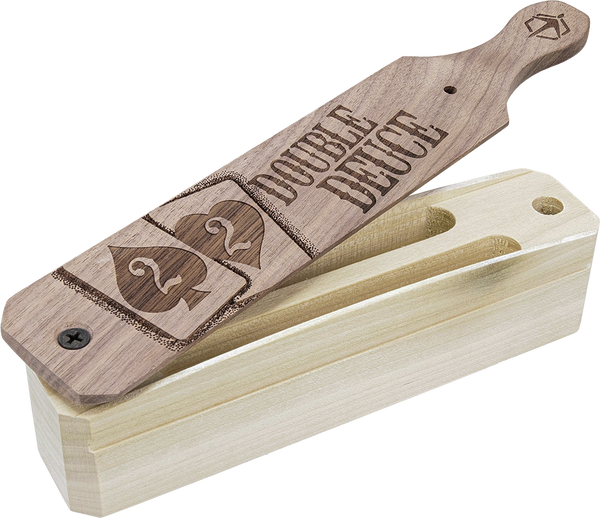 Hunters Specialties HSDTBC Double Deuce Box Call Attracts Turkey Species Walnut