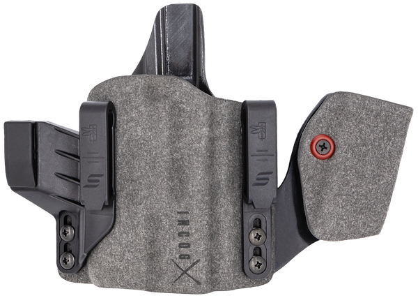Safariland INCOG0465A0CX261MC Incog X  IWB Gray Cordura w/Mag Caddy, Fits Sig P365/X/XL Belt Clip Mount, Right Hand