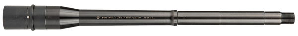 Ballistic Advantage BABL308008M Modern Series Carbine Government 308 Win 12.50" Threaded Black QPQ Chrome Moly Vanadium, Fits AR-10