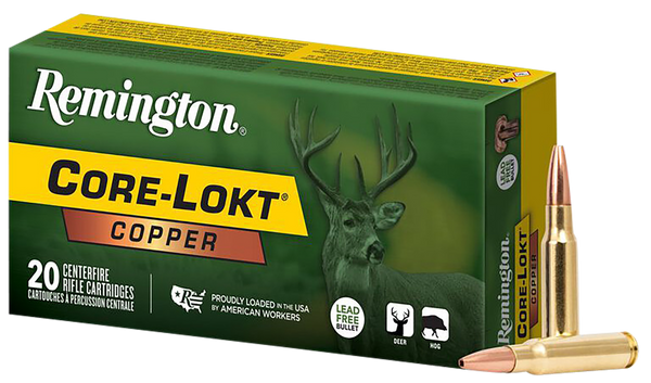 Remington 308 Win 150gr Copper - Core-lokt HP 20rd 10bx/cs