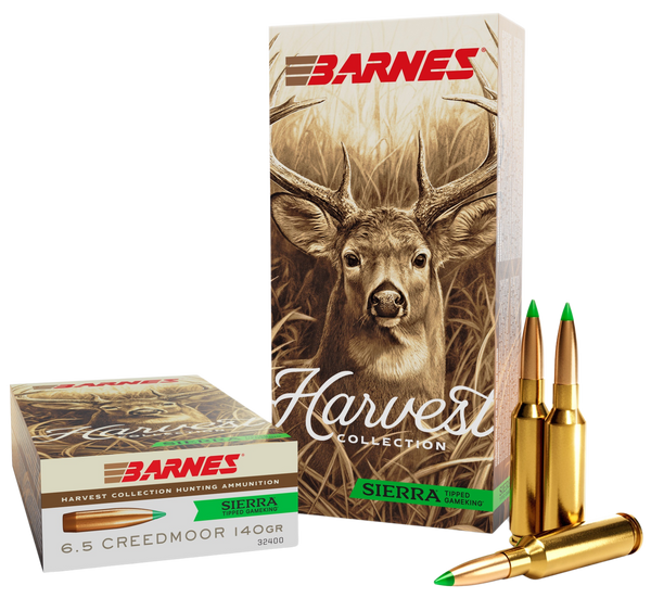 Barnes Harvest 6.5 Cm  140gr - Tipped Gameking 20rd 10bx/cs