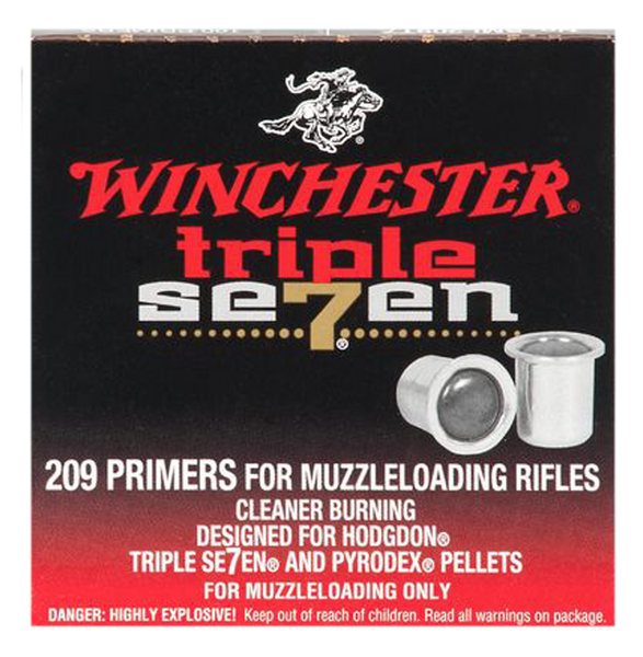 Winchester Muzzleloading SML209T7 209 Triple Seven Muzzleloading Primers 100 Per Box