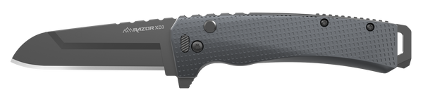 Outdoor Edge Razor Xd3 3" - Folder EDC Charcoal Sheepsfoo!