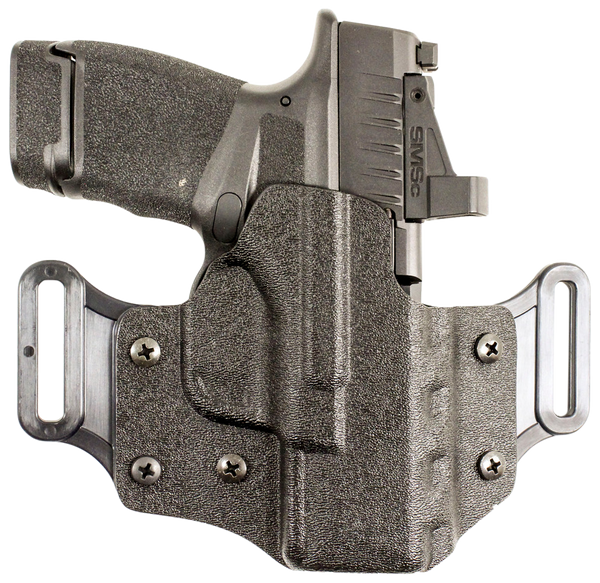 DeSantis Gunhide 195KA8WZ0 Veiled Partner  OWB Black Kydex Belt Slide Fits Springfield Prodigy w/wo Red Dot Fits 4.25-5" Barrel Right Hand