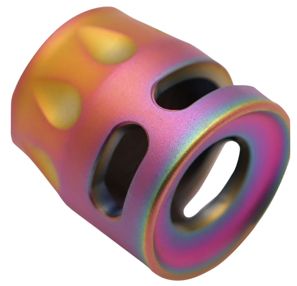 True Precision Inc TPSMICROS Micro Compensator S-Type Spectrum 416R Stainless Steel 1/2"x28 Threads 9mm/380 ACP