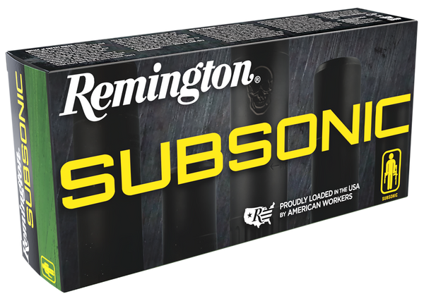 Remington Ammunition 27745 Subsonic  360Buckhammer 250gr Bonded Hollow Point 20 Per Box/10 Case