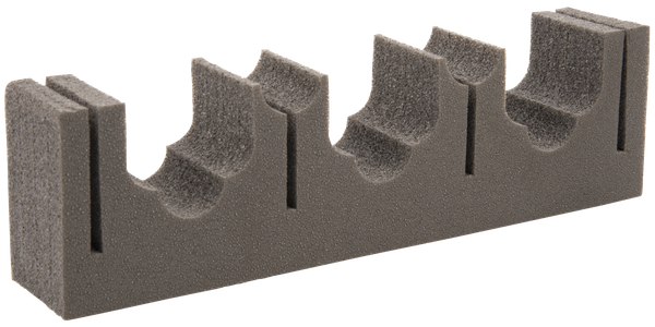 Allen 5658 Firearm & Fishing Rod Magnetic Holder Black Metal/Foam Holds 3 Rifle/Shotgun