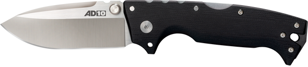 Cold Steel CS28DD AD-10  4" Folding Drop Point Plain S35VN SS Blade/Black G10 Handle Includes Pocket Clip