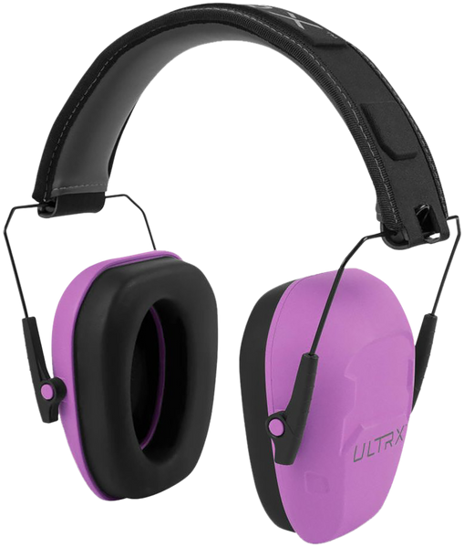 Ultrx Shield Passive Muff Slim - Adult Midnight Plum/black 23db