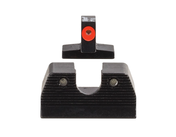 Trijicon 600891 HD XR Night Sight Set Green Tritium/Orange Outline Front, Green Tritium Rear, Black Frame, Fits FN FNP/FNX