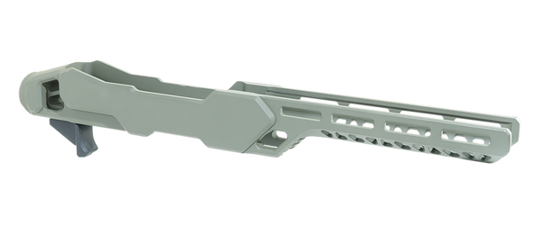 Timber Creek Outdoors ERC1022OD Enforcer Rifle Chassis OD Green Aluminum Fits Ruger 10/22 Compatible w/ MSR Buffer Tubes