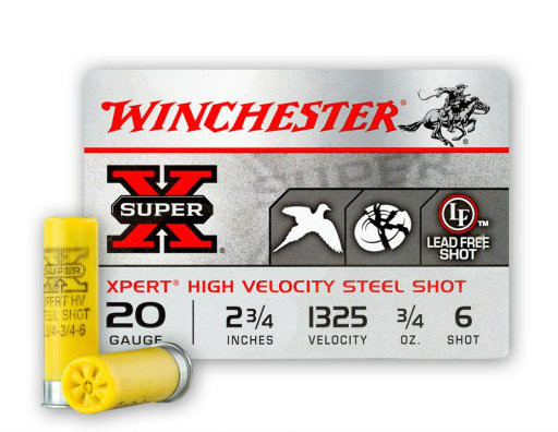 20 gauge shells. 1325 FPS 3/4 oz shot. Manufactured by Olin.