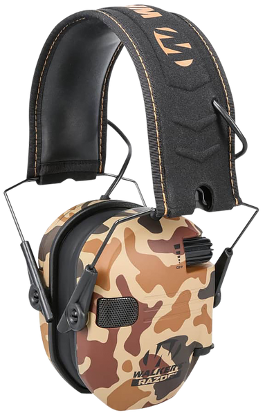 Walkers Muff Electronic Razor - Slim Tactical 23db Duck Camo