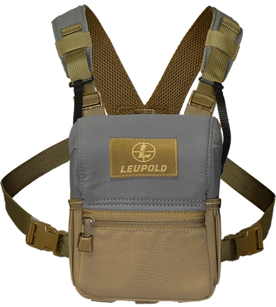 Leupold 185628 Enclosed Binocular Harness Magnetic Tan/Gray