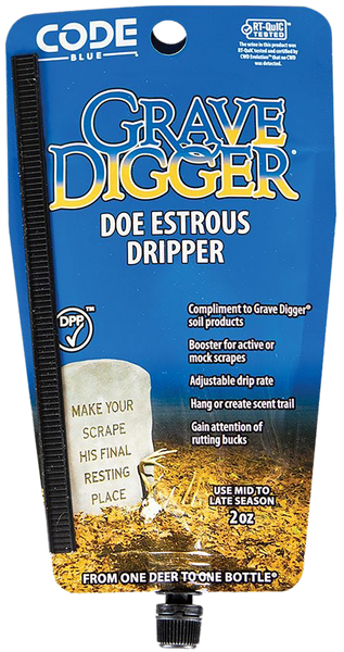 Code Blue OA1425 Grave Digger Doe Estrous Deer 2 oz Dripper