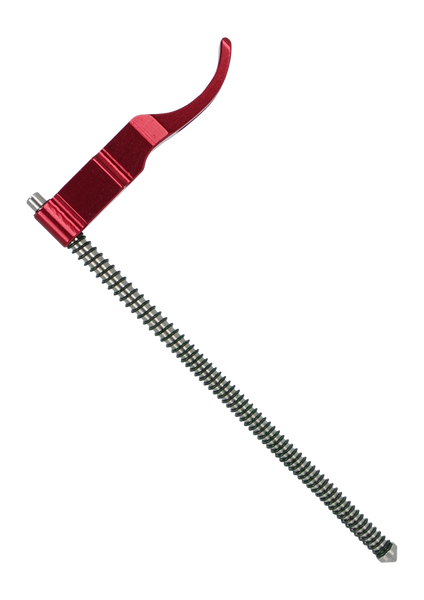 Tandemkross Spartan Skeleton - Charging Handle Ruger 10/22red