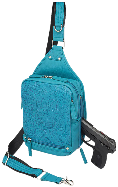 GTM GTM-110/TBLUE     MINI SLING COWHIDE      TURQ