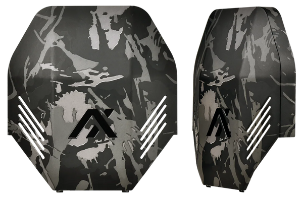Axil LLC MXPLTBC MX Plate  Polymer Over the Head Black Camo