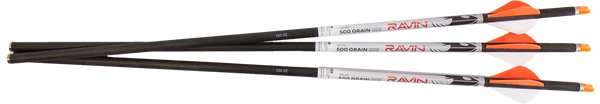 Ravin Crossbows R144 Lighted Arrows  500 Grain 100% Pure Carbon 3 Pack
