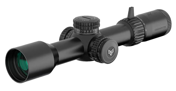 Swampfox Optics TWK525563L Warhawk  Black 5-25x56mm 34mm Tube Sharpshooter MIL Reticle