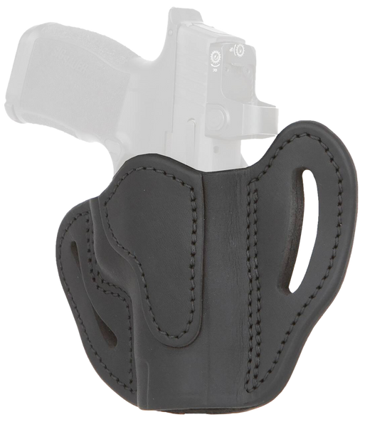 1791 Gunleather ORBHCMAXSBLR BHC MAX Optic Ready OWB Compact Stealth Black Leather Belt Slide Compatible w/Sig P365 XL/Glock 48 Right Hand